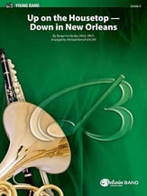 Up on the Housetop - Down in New Orleans Concert Band sheet music cover